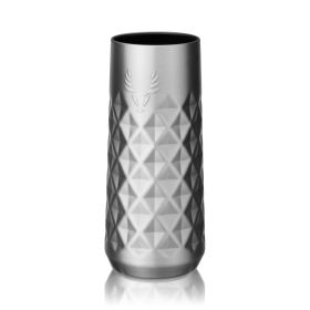 Paragon Stainless Steel Champagne Flute in Platinum Viski