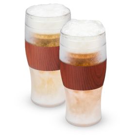 Beer FREEZE Wood  HOST (Set of 2)