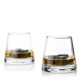 Glacier Rocks Cubes and Rocks Glass Set Viski (Set of 2)