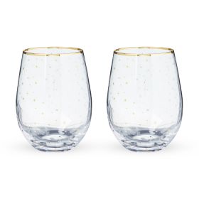 Starlight Stemless Wine Glasses Twine (Set of 2)