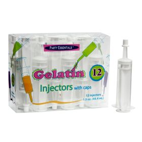 Clear Jello Injectors Party Essentials (Set of 12)