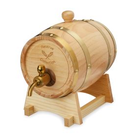 Whiskey Barrel Drink Dispenser Foster & Rye