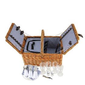Cape Cod Wicker Picnic Basket Twine