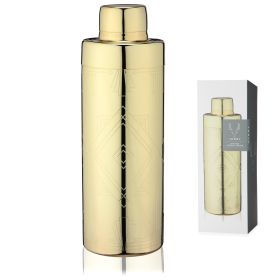 Art Deco 24 Oz Gold Cocktail Shaker Viski