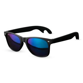 Matte Black and Olivine Bottle Opener Sunglasses Foster & Rye