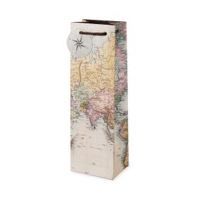 Vintage World Map Wine Bag Cakewalk