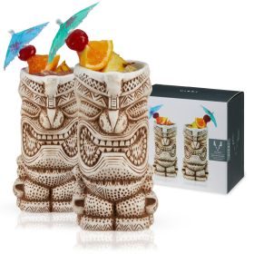 Pacific High Tide Tiki Mugs Viski (Set of 2)