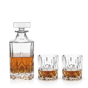 3 Piece Admiral Decanter & Tumbler Set Viski