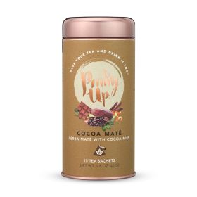 Cocoa Maté Tea Sachets Tin Pinky Up (Set of 15)