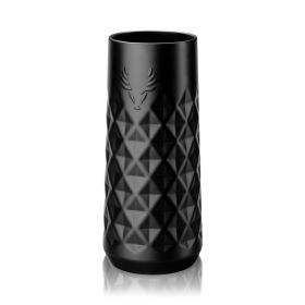 Paragon Stainless Steel Champagne Flute in Obsidian Viski