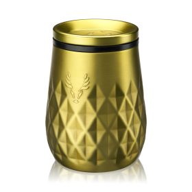 Paragon Stainless Steel Wine Tumbler in Gold Viski