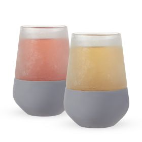 Wine Glass FREEZE Gray HOST (Set of 2)