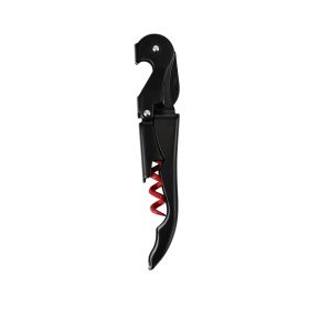Truetap Black & Red Double Hinged Corkscrew