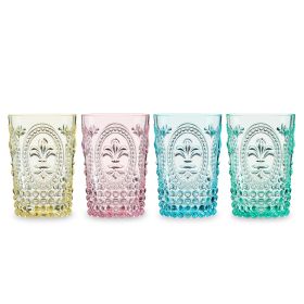 Shatterproof Embossed Tumbler Twine (Set of 4)