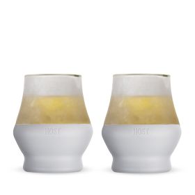 Sipping Glass FREEZE Gray HOST (Set of 2)