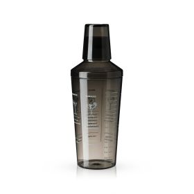 Smoke 16 Oz Plastic Cocktail Shaker with Recipes True