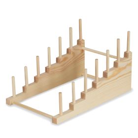 Tiered Wood Cheese Board Display Twine