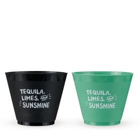 Tequila Lime Sunshine 9 Oz Cups Blush (Set of 12)