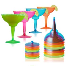 True Party Plastic Margarita Glasses (Set of 12)