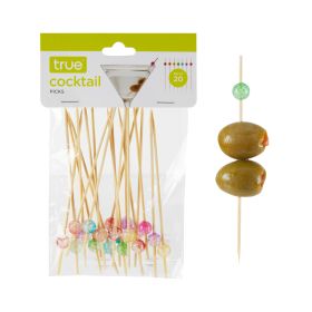 True Party Ball Cocktail Picks (Set of 20)