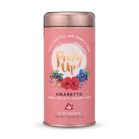 Amaretto Tea Sachets Tin Pinky Up (Set of 15)