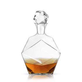 Seneca Faceted 40 Oz Crystal Liquor Decanter Viski