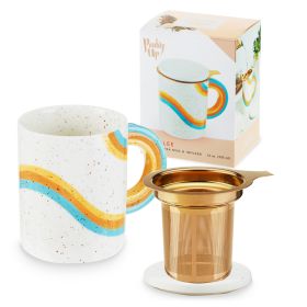 Everlee Mug with Infuser Pinky Up