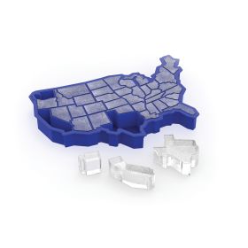 U Ice of A Ice Blue Silicone Cube Tray True Zoo