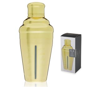 Belmont 14 Oz Gold Measured Cocktail Shaker Viski