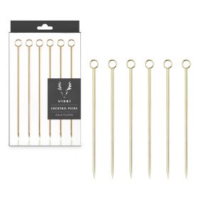 Belmont Gold Cocktail Picks Viski (Set of 6)