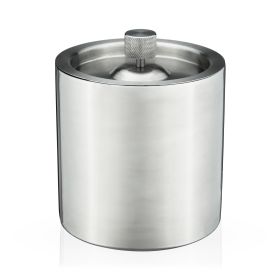 Harrison Insulated Stainless Steel Ice Bucket Viski