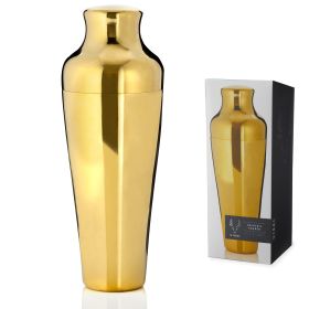 Belmont 25 Oz Gold Parisian Cocktail Shaker Viski