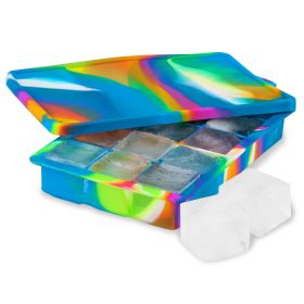 1.25 Inch Ice Cube Tray Colored Marble HOST
