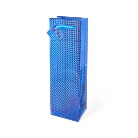 Blue Holographic Wine Bag Cakewalk