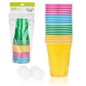 True Party Neon Beer Pong Set