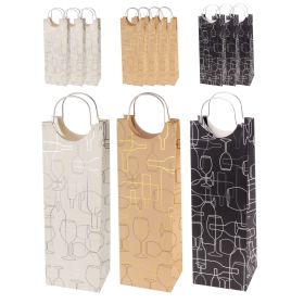 Silhouette Wine Bag Cakewalk, Set of 10
