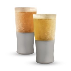 Beer Glass FREEZE Gray HOST (Set of 2)