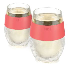 Wine FREEZE Coral HOST (Set of 2)
