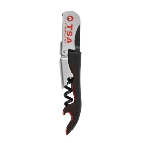 Black TSA Compliant Double Hinged Corkscrew True