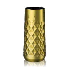 Paragon Stainless Steel Champagne Flute in Gold Viski