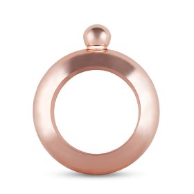 Charade Rose Gold Bracelet Flask Blush