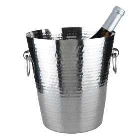 Irving Hammered Stainless Steel Ice Bucket Viski