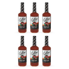 Set of 6 32oz. Spicy Bloody Mary Mix by Collins