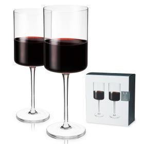 Laurel Crystal Red Wine Glasses Viski (Set of 2)