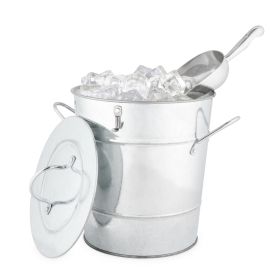 Galvanized Metal Ice Bucket Twine
