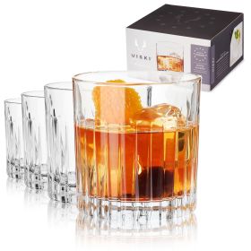 Reserve Milo Crystal Rocks Glasses Viski (Set of 4)