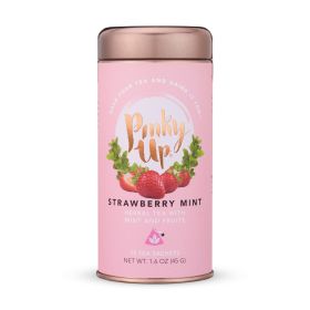 Strawberry Mint Tea Sachets Tin Pinky Up (Set of 15)
