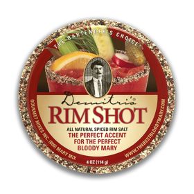 Demitri's 4 Oz Original Rim Shot Bloody Mary Rim Salt