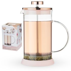 Riley Mini Glass Tea Press Pot Pinky Up