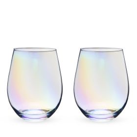 Luster Stemless Wine Glasses Twine (Set of 2)
